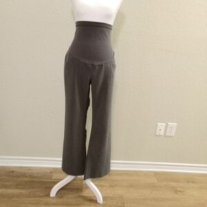 Motherhood Gray Wide Leg Maternity Pants Size PS